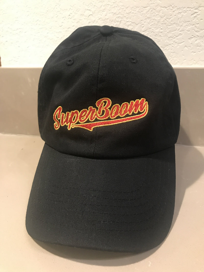 SuperBoom Red & Gold Cap